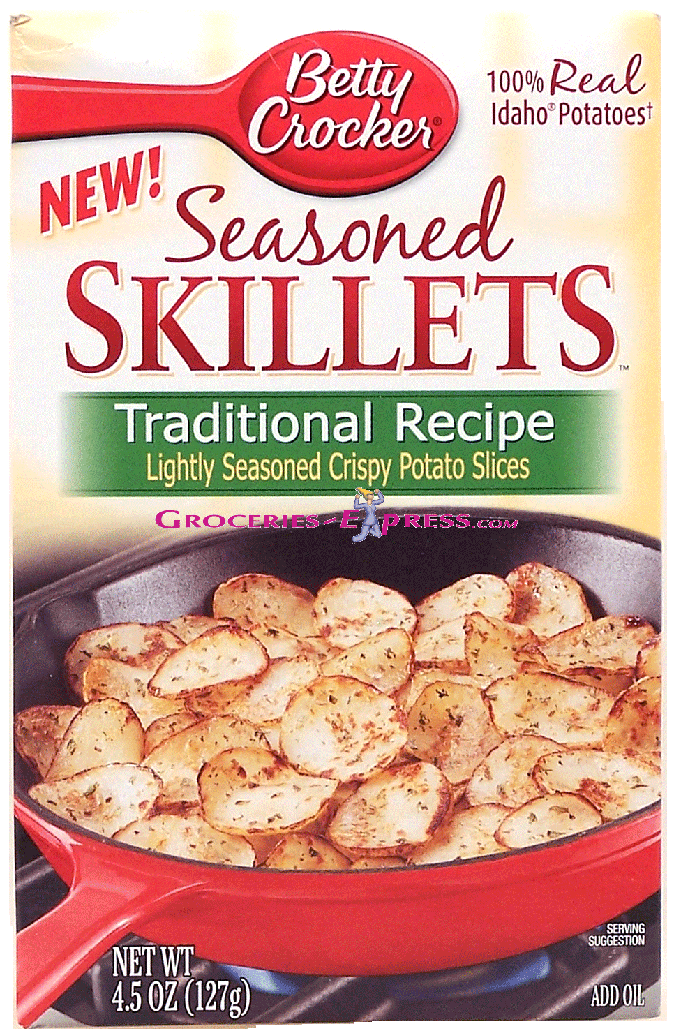Betty Crocker&nbsp;Seasoned Skillets&nbsp;traditional recipe lightly seasoned crispy potato slices Full-Size Picture